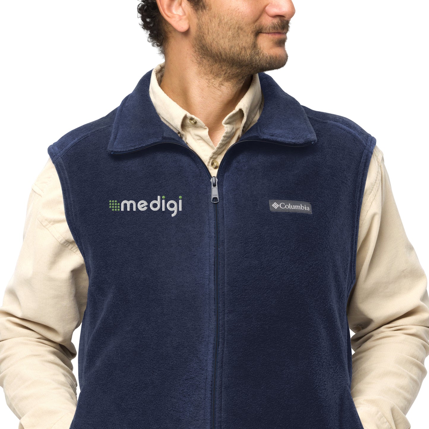 Men’s medigi Columbia fleece vest