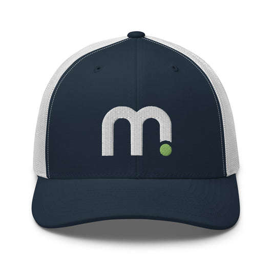 m Logo Trucker Hat